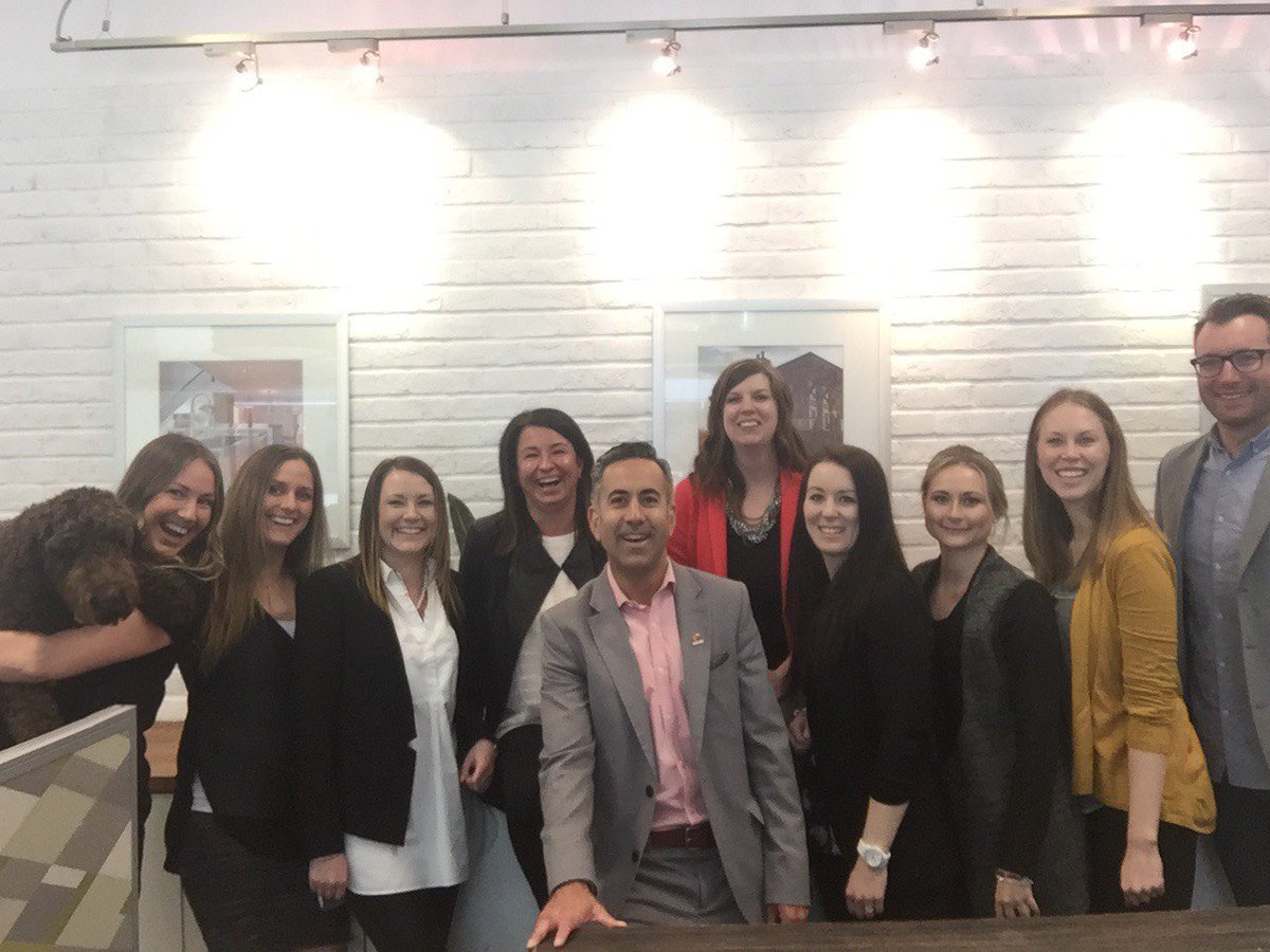 SSDGI's tweet photo. Mayor Colin Basran came by our office today and we all wanted to get in the pic, even our pup! Thanks for visiting, Mayor Basran. :) https://t.co/GDJHhALDXc