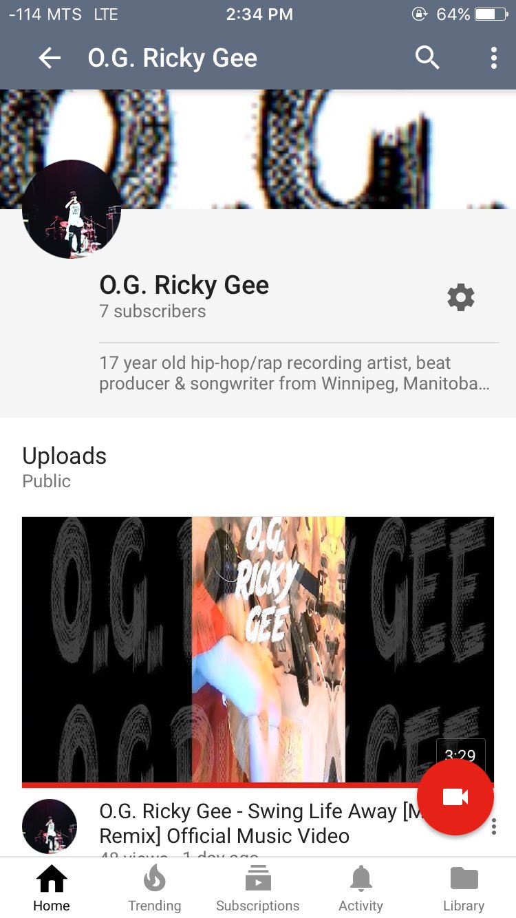 O G Ricky Gee On Twitter My New Music Video Is Out So Be