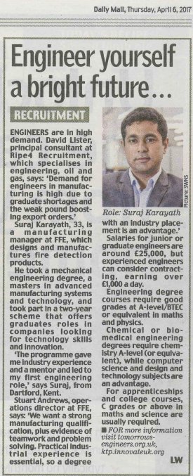 Fireray_FFE's tweet photo. #FFE found the perfect candidate Suraj Karayath, #ManufacturingManager, leading the way in meeting our customers needs & #highstandards. https://t.co/b0DLtSwXgn