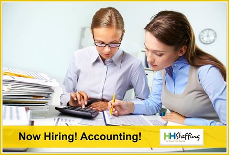 HHStaffing's tweet image. #ACCOUNTING ASSOCIATE NEEDED!
We are currently #hiring an experienced #AccountingAssociate located in #Tampa - #Westshore area!