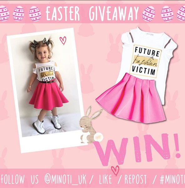 MinotiUk's tweet photo. Want To Win This Fashionable Outfit? Head Over To Our Instagram To See How To Enter https://t.co/SUgqGj8dKb #Competition #easter #giveaway https://t.co/78L0V3HvZj