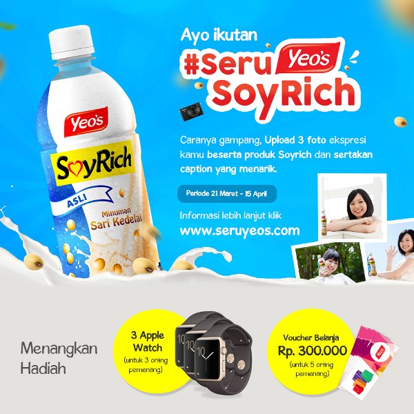 yeosID's tweet photo. Masih ada kesempatan untuk dapetin Apple Watch dan voucher belanja di https://t.co/3iI2ABE0E4. Info klik https://t.co/jVmid7MjcO. Good luck! https://t.co/dE0BQtYulI