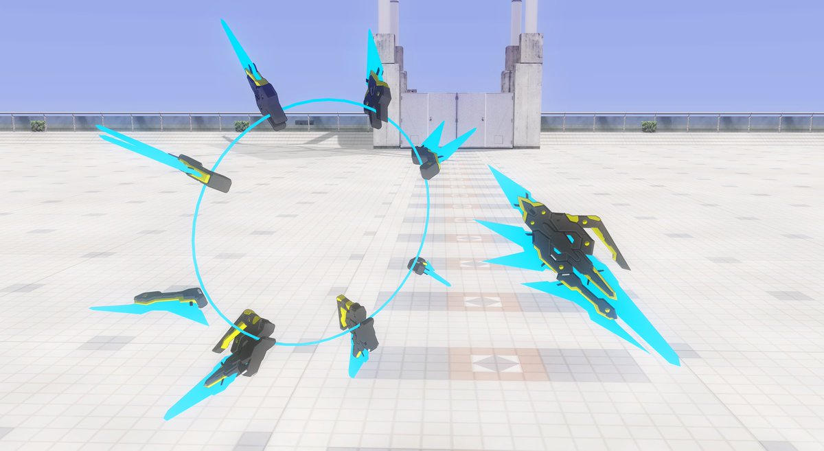 レガロ やてんこ レヴリージ ファイター武器オービット三種 ロギュールオービット トライヴィンオービット グレイヤー オービット をアップロードしました オービットも遂に九本完成して折り返しです Cm3d2 カスタムメイド3d2 T Co