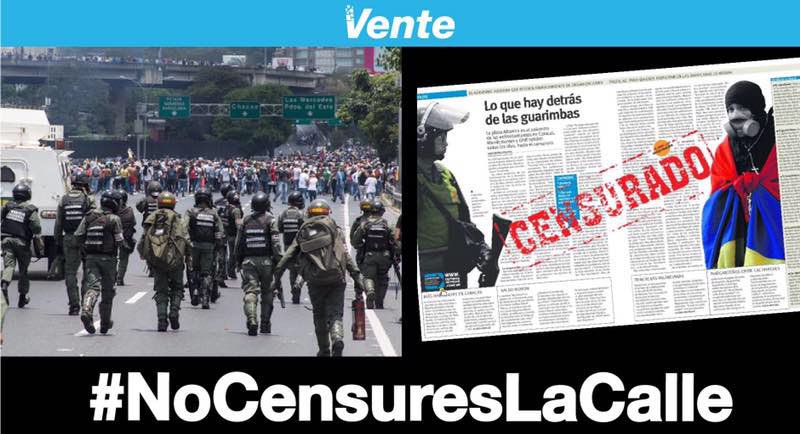 No hay censura que pueda silenciar el grito de toda Venezuela exigiendo libertad. Tú también haces falta, #NoCensuresLaCalle