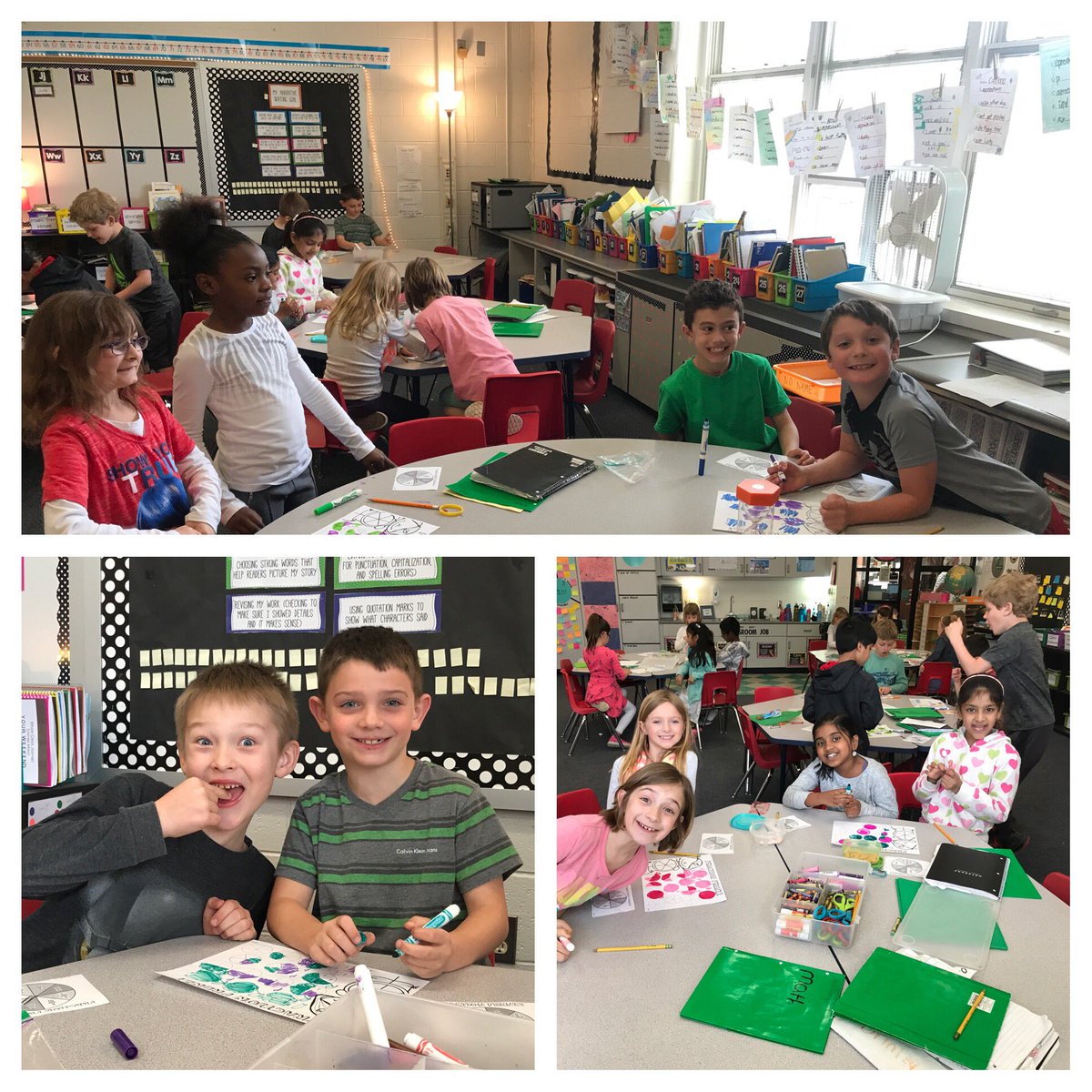 Fraction Frenzy! #DolsenThinkers explore during math workshop.