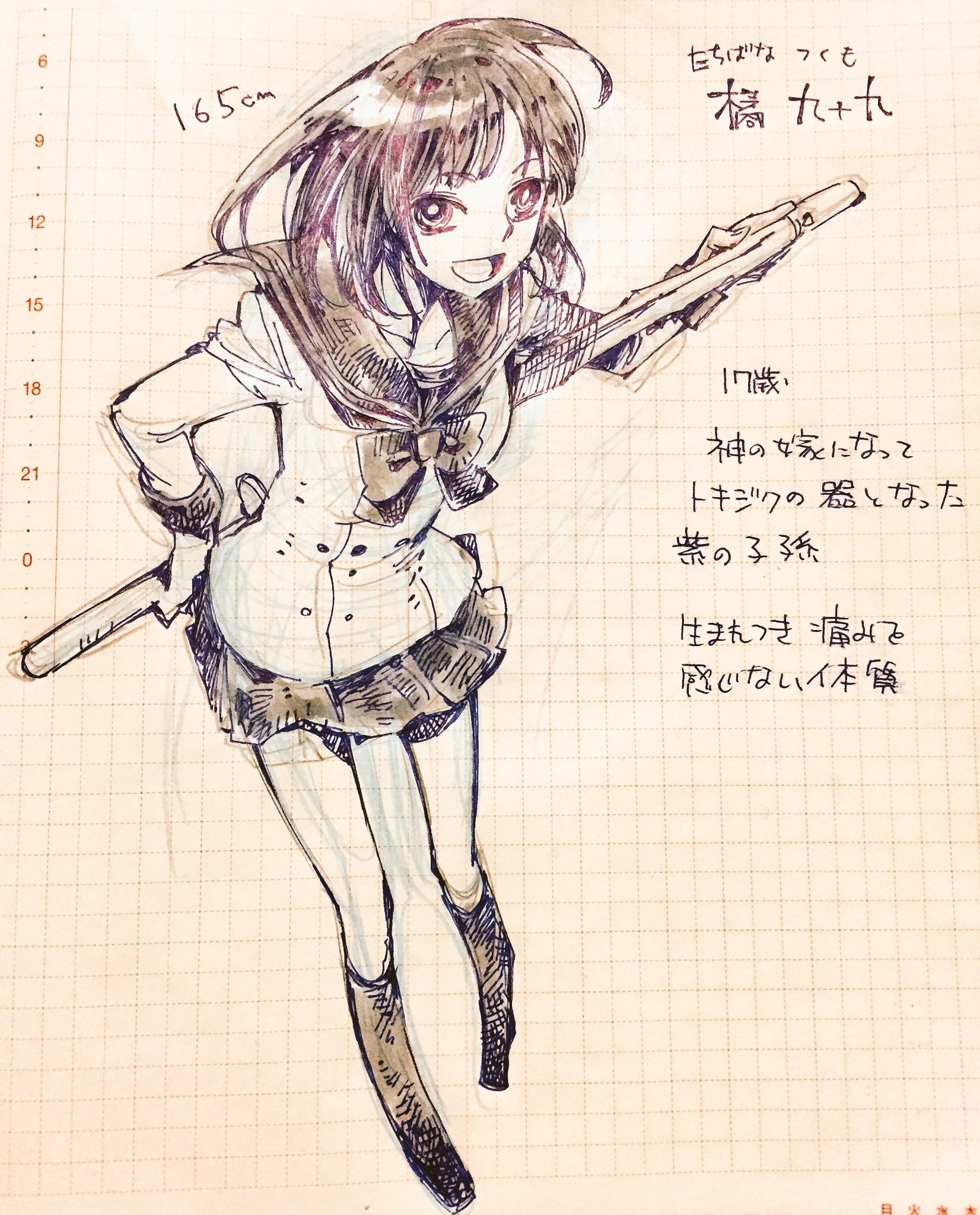 パコキリン 鈴木小波 直筆イラスト 原画 鈴木小波(スズキサナミ)ラクガキ版 on X: 