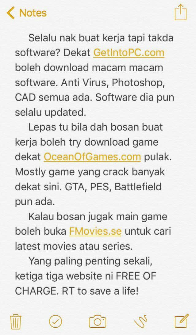 the50d's tweet photo. Khas buat semua yang selalu cari website untuk download software, game dan tengok movie/series tapi tak jumpa☝🏼 https://t.co/wnIOgPvQ2m