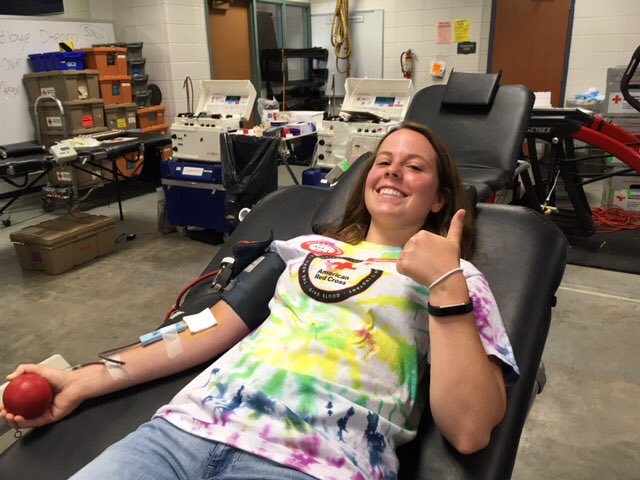 KeeStuCo's tweet photo. The Blood Drive is popin' come donate during your study hall or release!! https://t.co/ZDv3ZenCjt