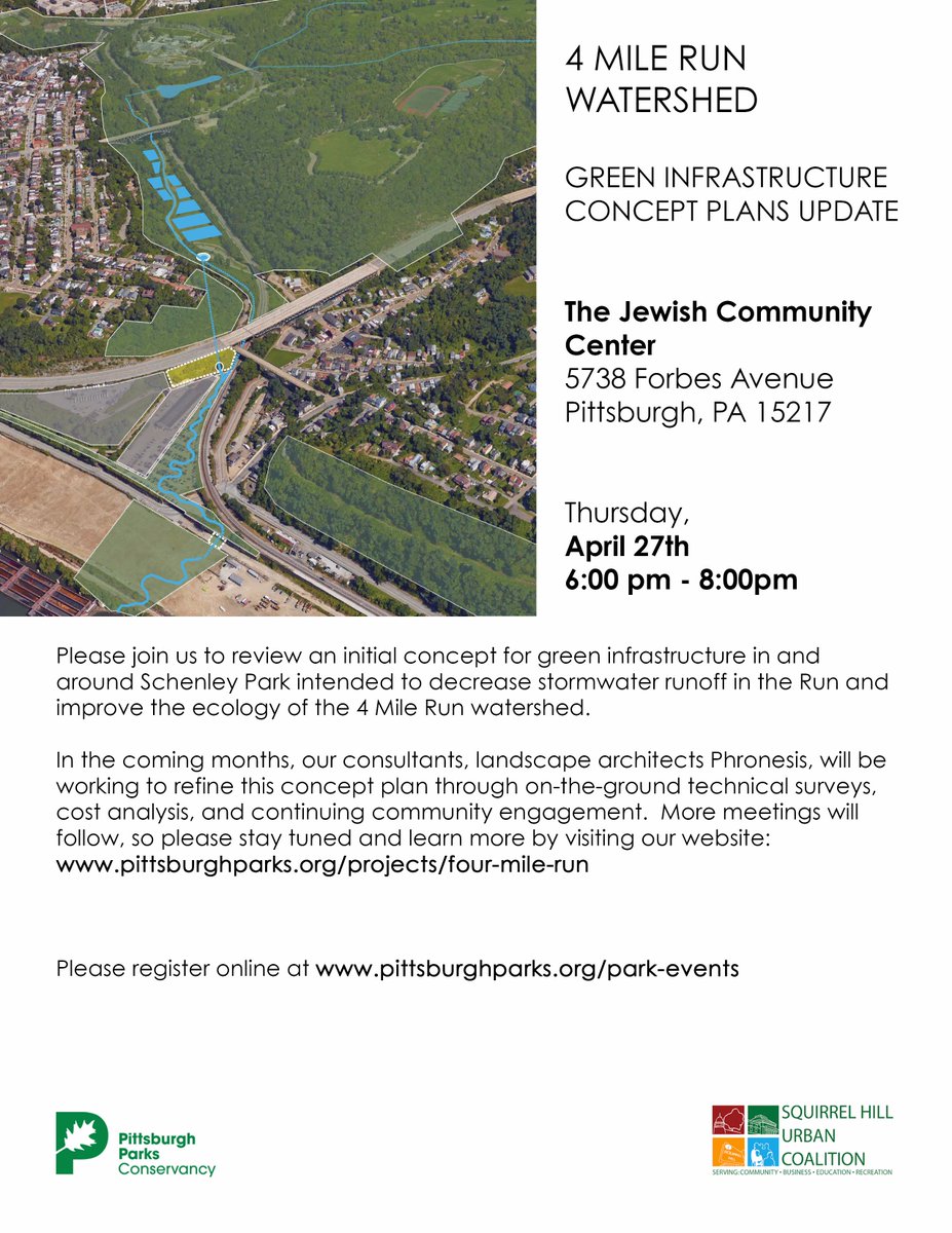 Live/work/play in Oakland/Sq Hill/Greenfield/Hazelwood? Join us for this green infrastructure community meeting: goo.gl/bBwRTl