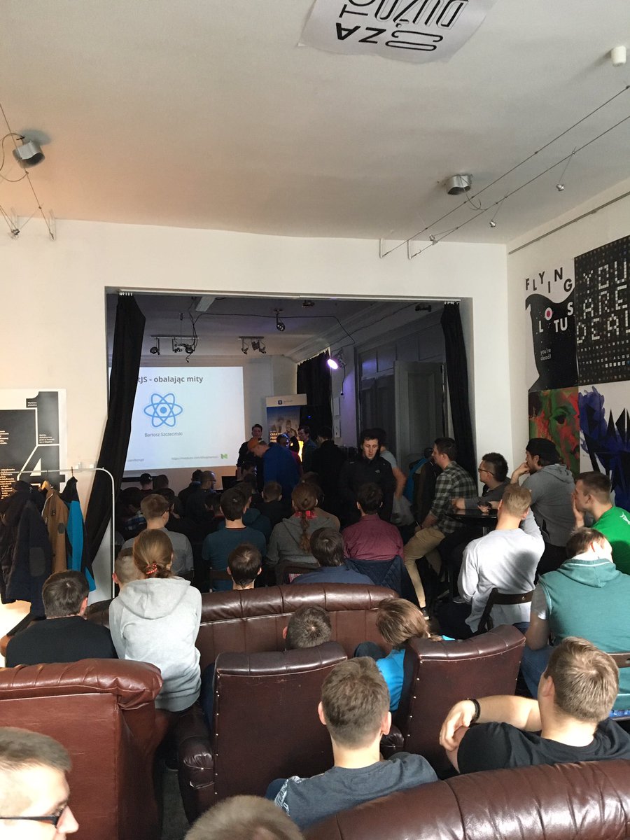 benheisch's tweet photo. We are happy to sponsor another @meetjs in #lodz today. @Miasto_Lodz @app_yourself @AppYourself_PL https://t.co/LLM61X79F9