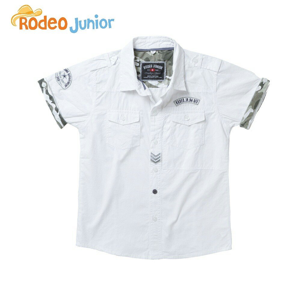 Shirts–112.0410.2 Navy &amp;White
Size : 4,6, Price : Rp. 245.900,-
Size : 8,10,12, Price : Rp. 249.900,- 
How to order: rodeojunior.com
