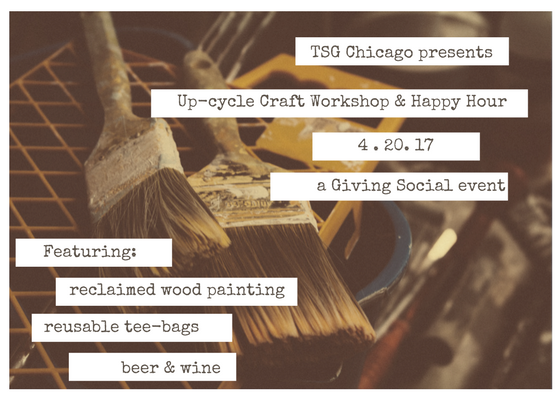 tsg_chi's tweet photo. Join us on 4/20 for a free Craft Workshop and #HappyHour with @wasteshed at @HostelChicago! Register: https://t.co/IaURCt4bhk #Earthweek https://t.co/zTdUVdHaaO