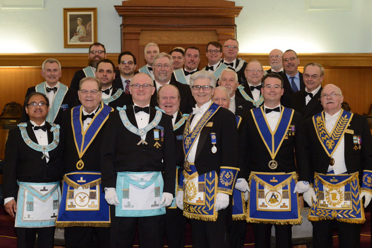 BrantLodge's tweet photo. D.D.G.M. Official Visit was excellent! 65 for dinner and 80 for "Contemplation in Masonry - a journey through the three degrees" #BrantLodge https://t.co/ulqRkbVkbX