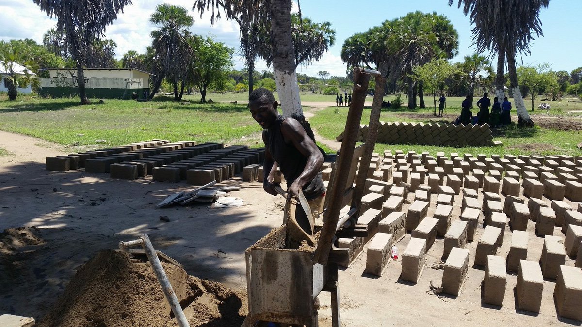 ChildrenOfChoba's tweet photo. Brick making for our boys' hostel is well underway! A big thanks to @KitchenTableCT for their support! https://t.co/tWglH0e2CG