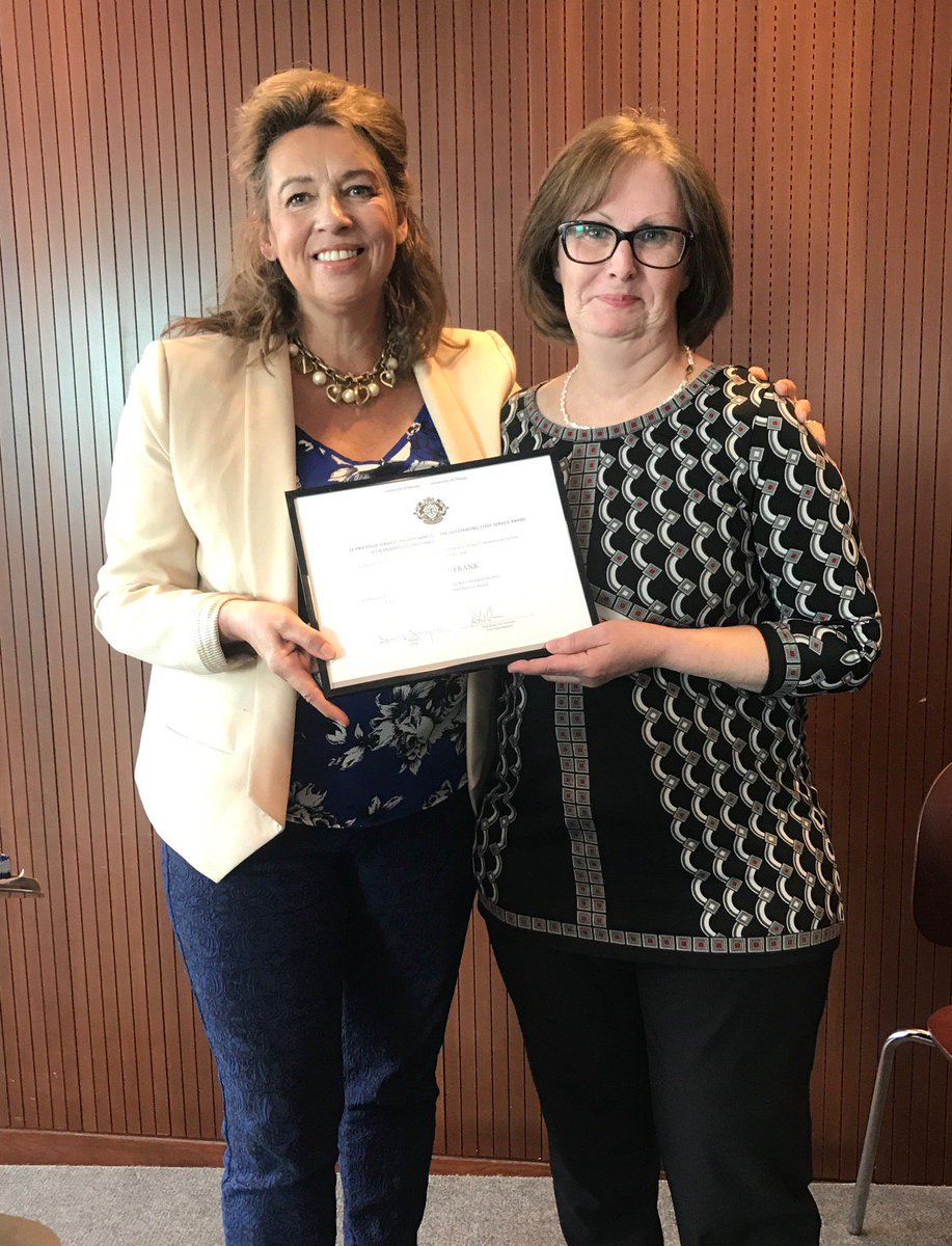 uocommonlaw's tweet photo. Congratulations to Chrystine Frank, recipient of the Outstanding Staff Service Award! #internalawards https://t.co/R1wjvLbLgQ
