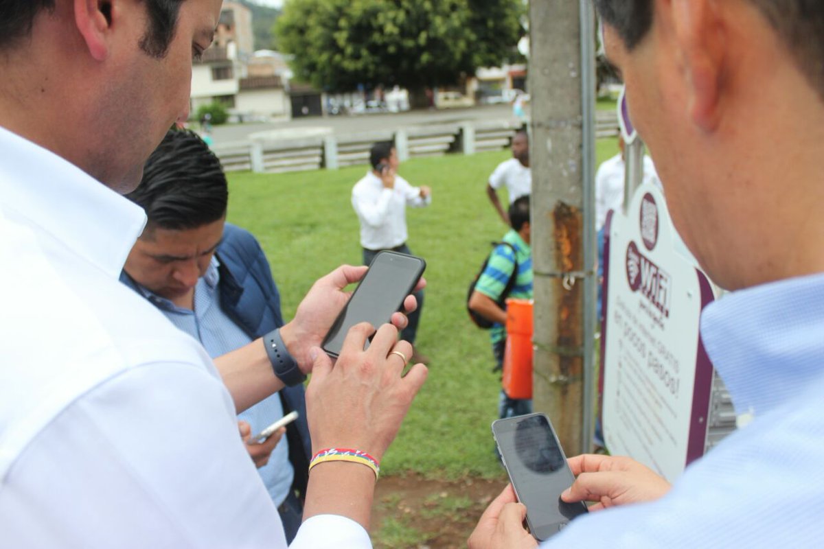 Con una cobertura de 7000 m², se inauguro 3 zonas
'wifi Gratis para la gente' en Popayán. #ViveElCambio #Popayán2017