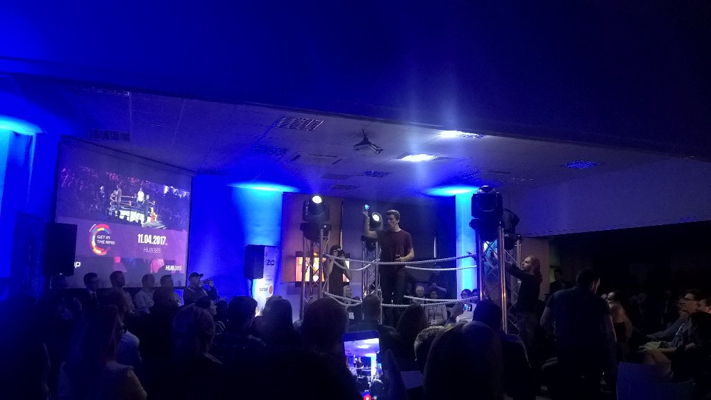 noomlyio's tweet photo. Some great pitches at #GetInTheRingZagreb @hub385 @smartlumies https://t.co/KL0hpYRNk6