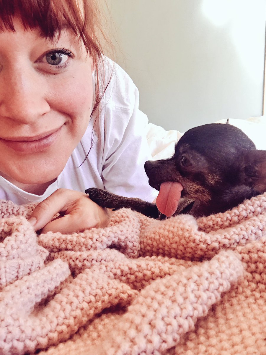 mametown's tweet photo. Big ups on #nationalpetday for my girl, Beanz. She always lets me know, with one little paw tap, that I've hit my selfie limit for the day. https://t.co/1s9KFOwIU7