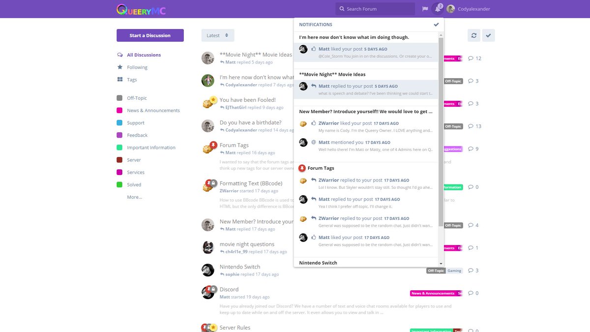 QueeryMC's tweet photo. Haven't checked out our brand new forum yet? You're missing out! Forums have never been so simple and pretty to use! https://t.co/Ionrrw1Zbj https://t.co/7UCQLqaKJD