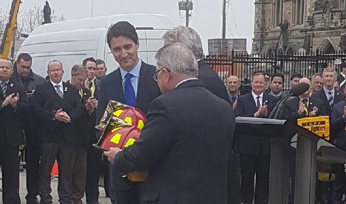 MrNellie68's tweet image. Proud to be on the Hill today when PM announced Public Safety Officer Comp. #iaffcdnleg #local237