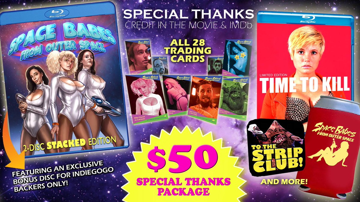 spacebabesfilm's tweet photo. We hit our last stretch goal, just LOOK at what all you can get for your $50. But only for a few more hours! https://t.co/k0JI8hG58x https://t.co/CwIGIy2jqk