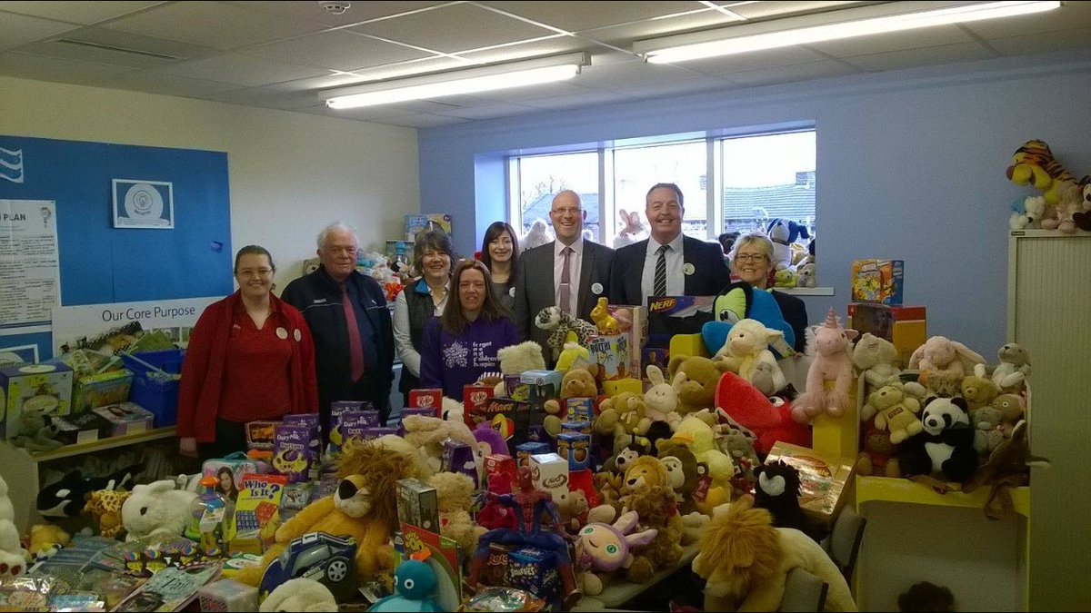 Calderdale Happy Town toy collection for easter has been a huge success.. thanks to all our customers &amp; colleagues for your donations