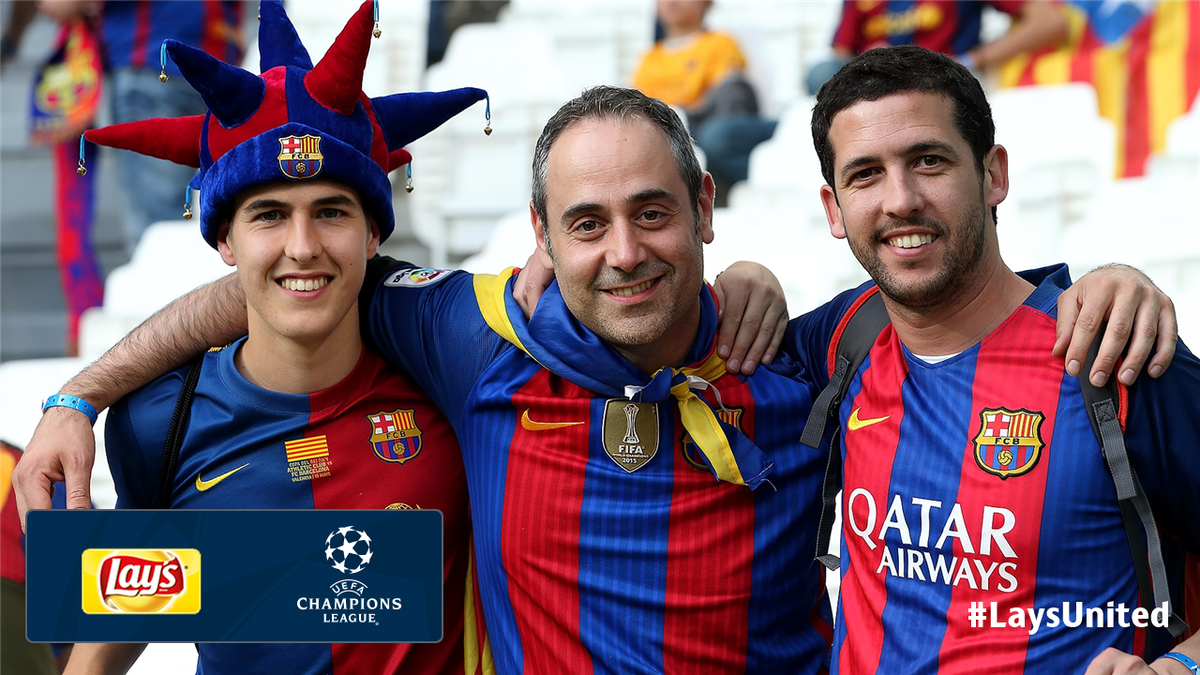 Counting down to kick-off in Turin! Who are you supporting? 

#LaysUnited #UCL