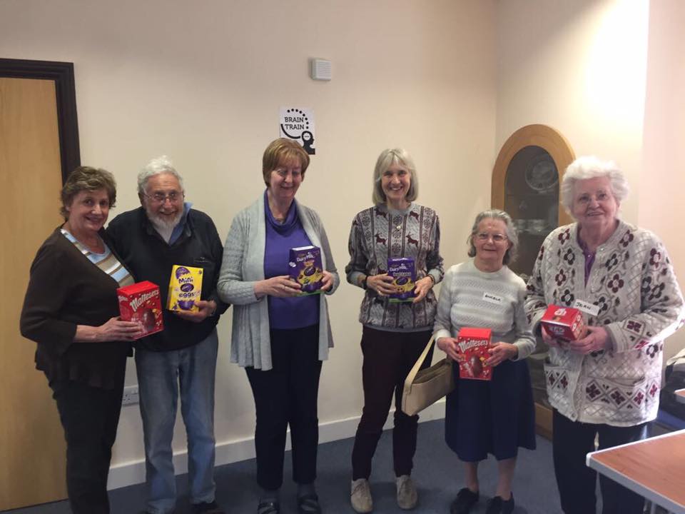 Some of our clients today, happy for us to share their pic holding their easter gift