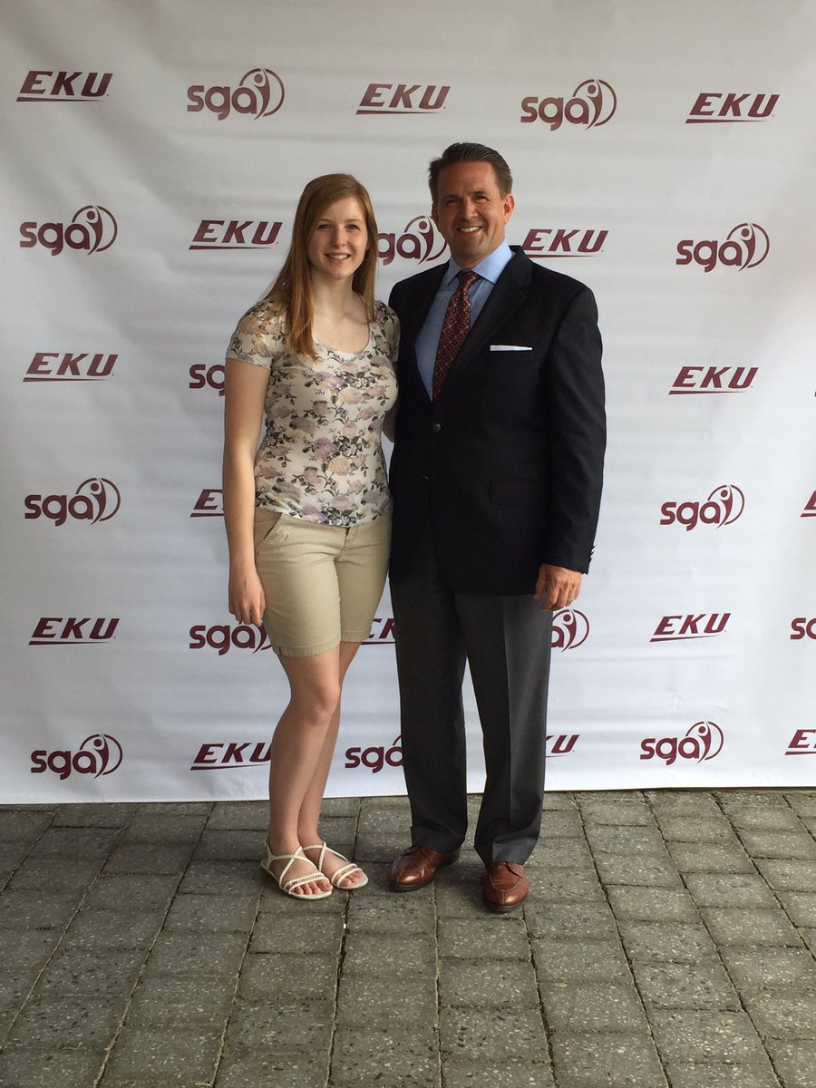 michaeltbenson's tweet photo. Thanks to @EKU_SGA for the chance to be on Powell Corner today & interact with so many #EKU students & recruit some future Colonels too! https://t.co/eb6ooQ372Q
