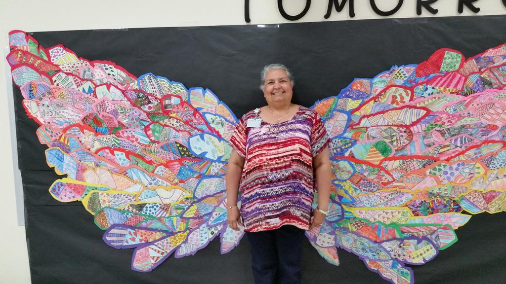 SiglerStars1st's tweet photo. Thank you Mrs.Newsome for giving me wings to let my ideas fly.#siglerlearns https://t.co/Ry8HHI0BLY
