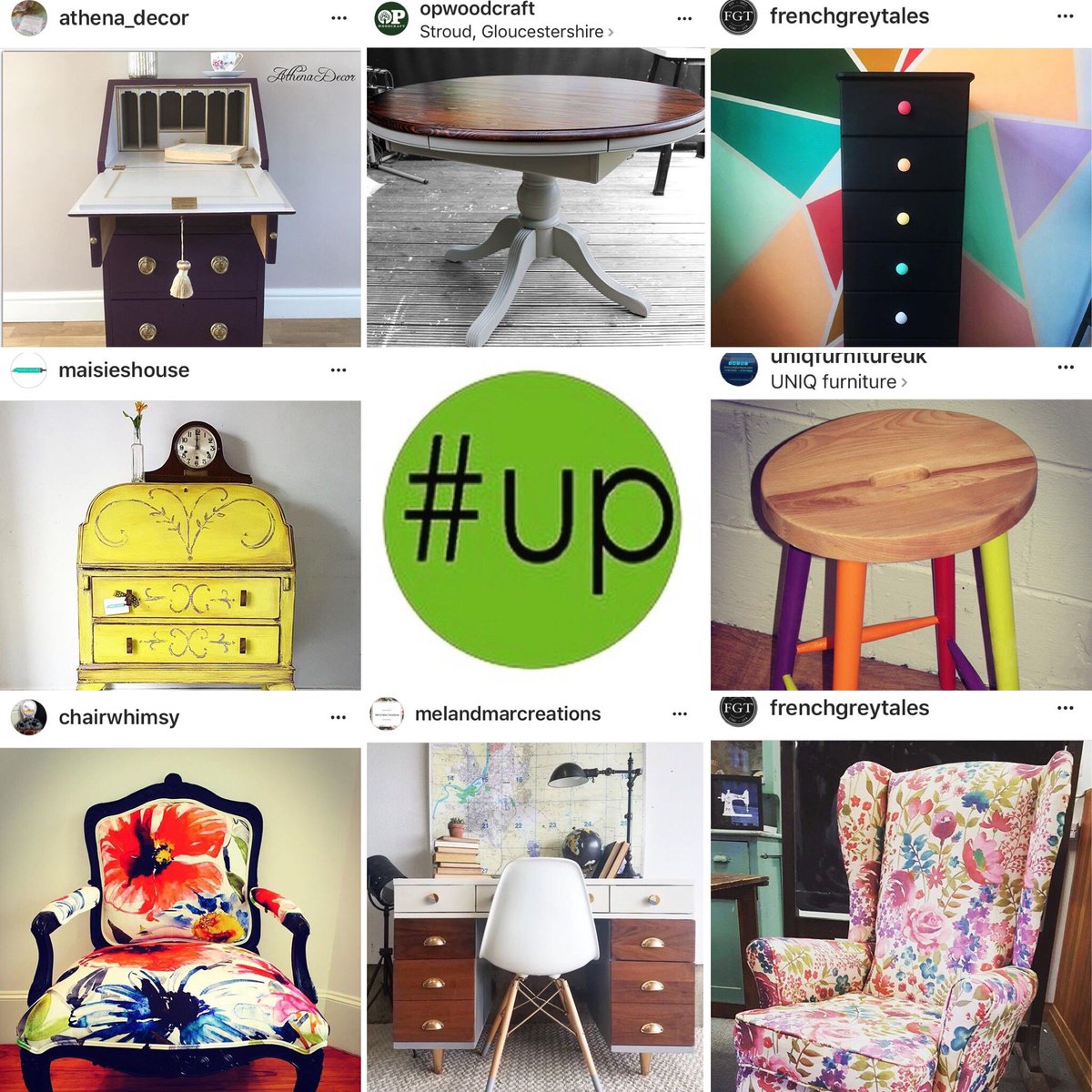 The #ArtisansofUpcycling are on their way ... looking forward to a colourful #UpcycledHour at 8 tonight