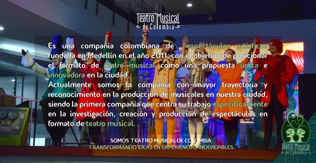 #Sabíasque Somos la compañía con mayor trayectoria y reconocimiento en la producción de musicales de nuestra ciudad.
