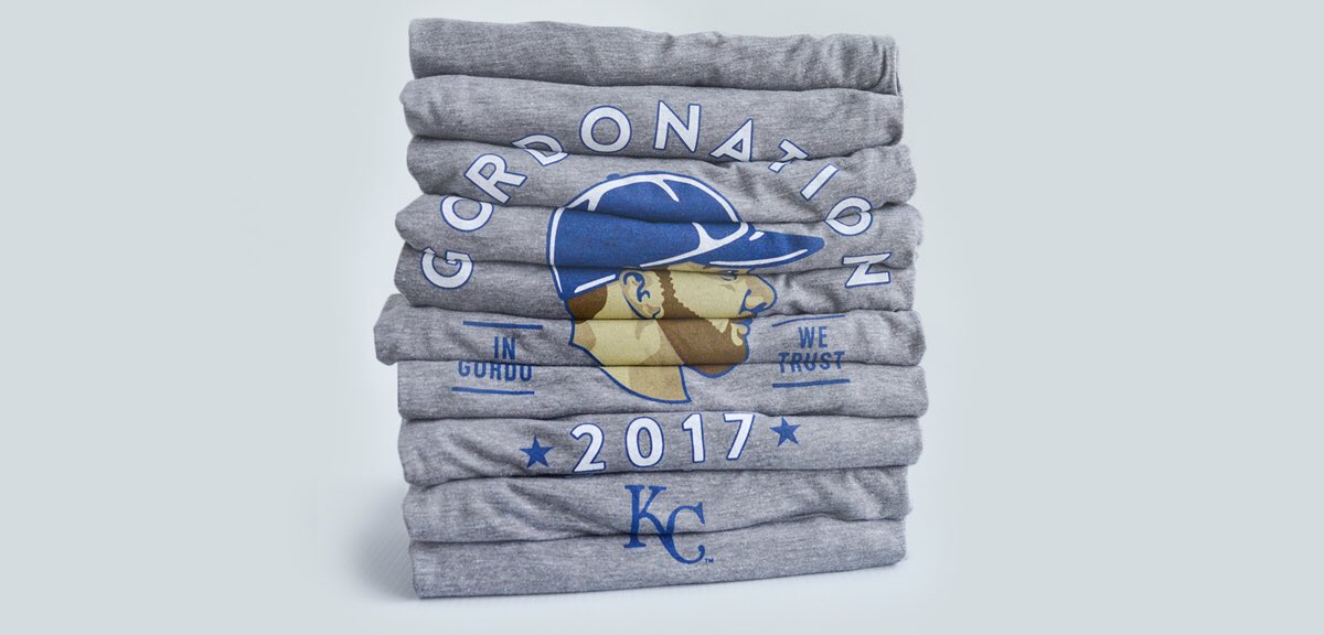 We've got two #GordoNation tickets for Thursday + this Charlie Hustle tee... Want them? RT for your chance to win! royals.com/gordonation
