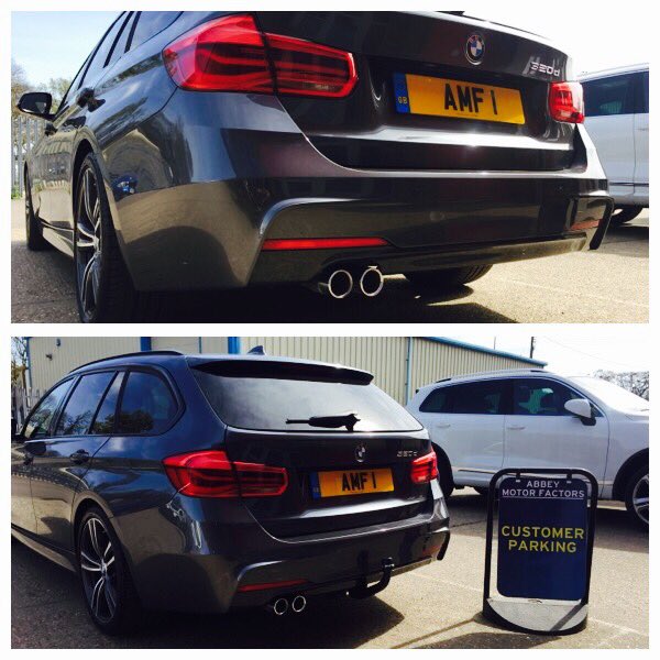 AbbeyMotorFrs's tweet photo. Stunning BMW 3 series M sport 66 plate for a @westfaliauk detachable and 13 pin dedicated wiring harness. #westfalia #BMW #MSport #bse https://t.co/BM5KZTMcVt