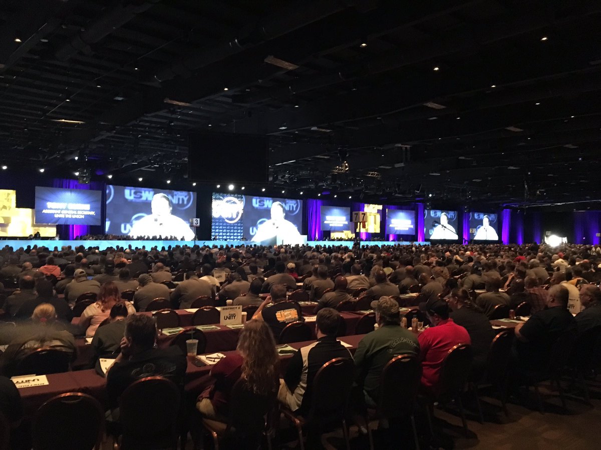 972Usw's tweet image. Over 3,000 USW delegates and guests in attendance! #USWUnity #USWConvention @steelworkers