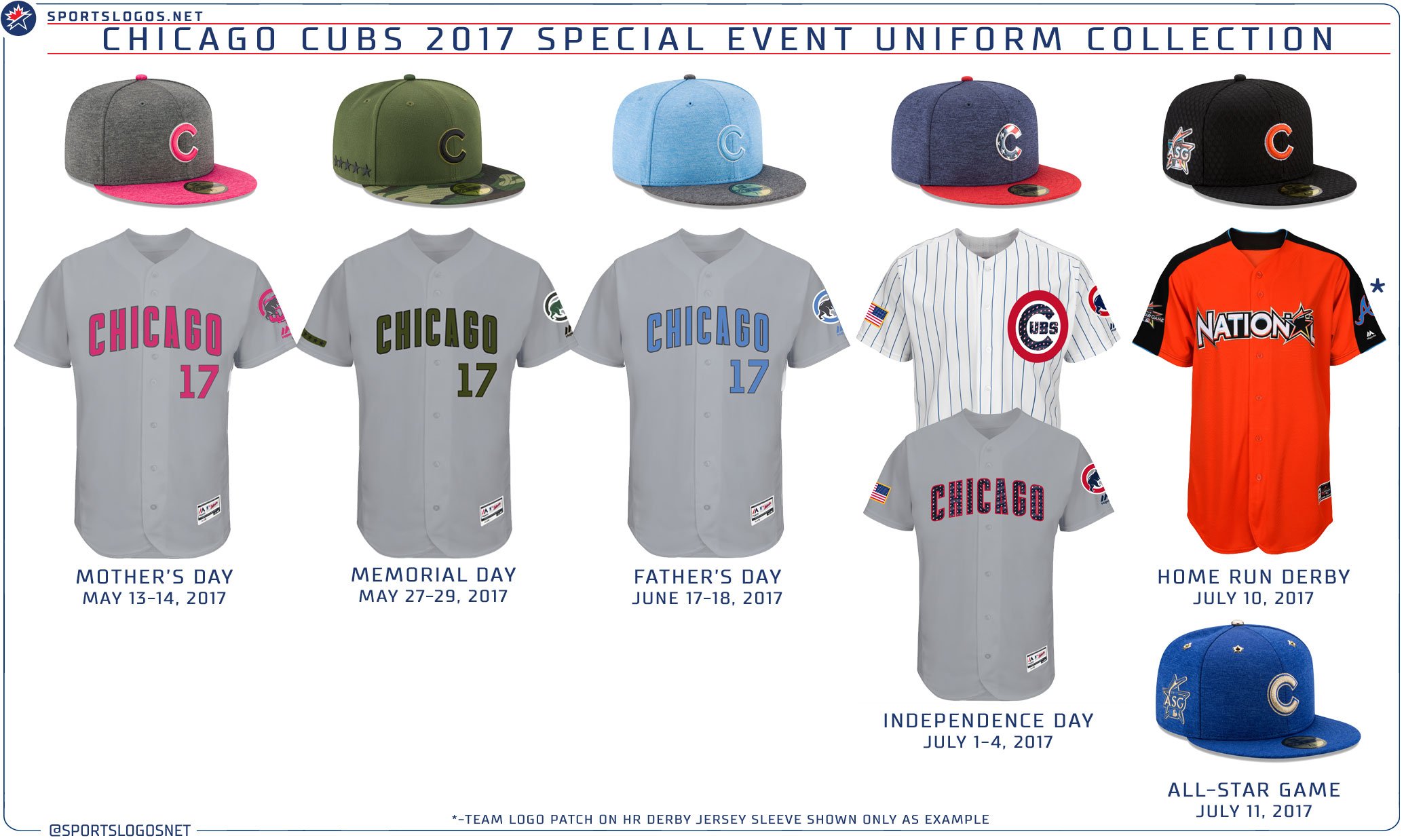 cubs special uniforms