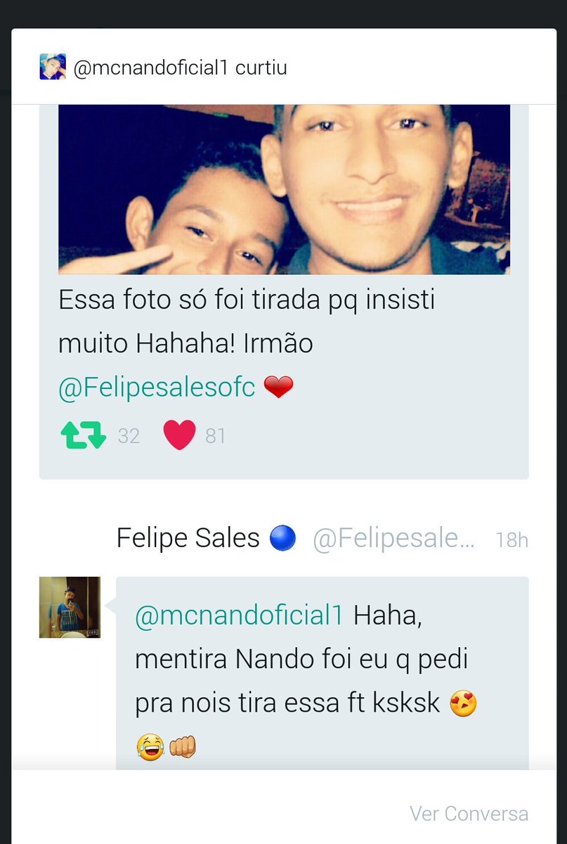 TweetEmDestaque's tweet photo. #TweetEmDestaque @mcnandoficial1 @Felipesalesofc https://t.co/0E6f8CXeD5