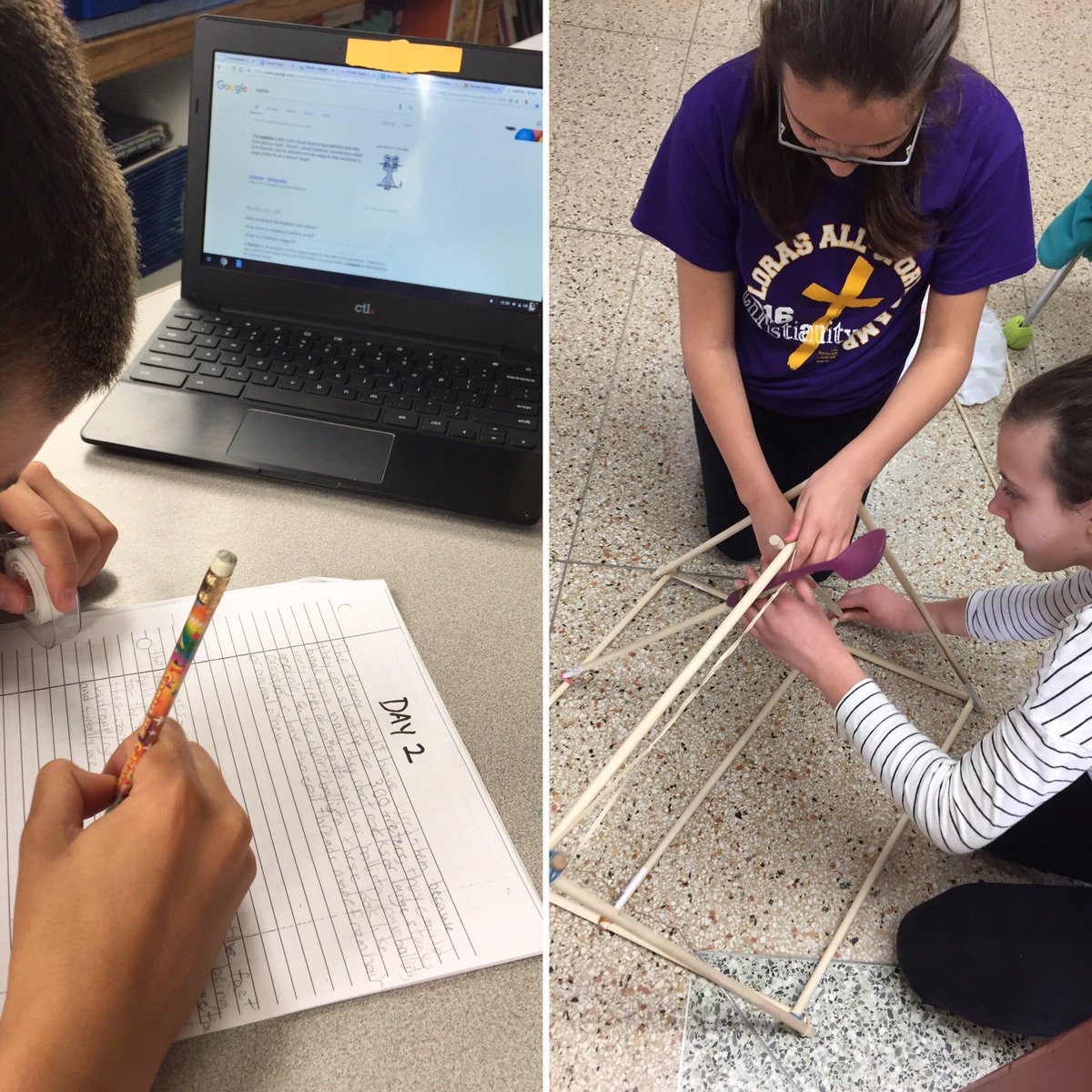 Catapults!!  #design. #redesign #theRomans!!  #6thgraderocks