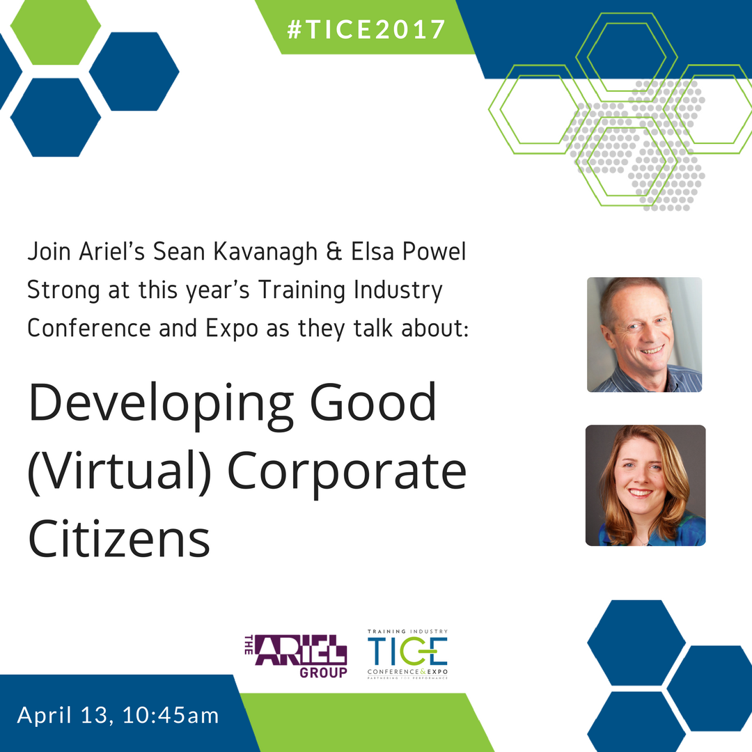arielgroup's tweet photo. Join @Seanjkavanagh &amp; @elsapowel tomorrow for their talk on how to develop strong relationships virtually! #TICE2017 https://t.co/hI3IPpZYz7