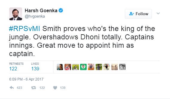 SirJadeja's tweet image. RT If You&apos;re Happy Because #RPS Lost. Team With Such Owners Don&apos;t Deserve Any Fans &amp;amp; Victory. Waiting For #IPL11 With #Dhoni In #CSK
#RPSvDD