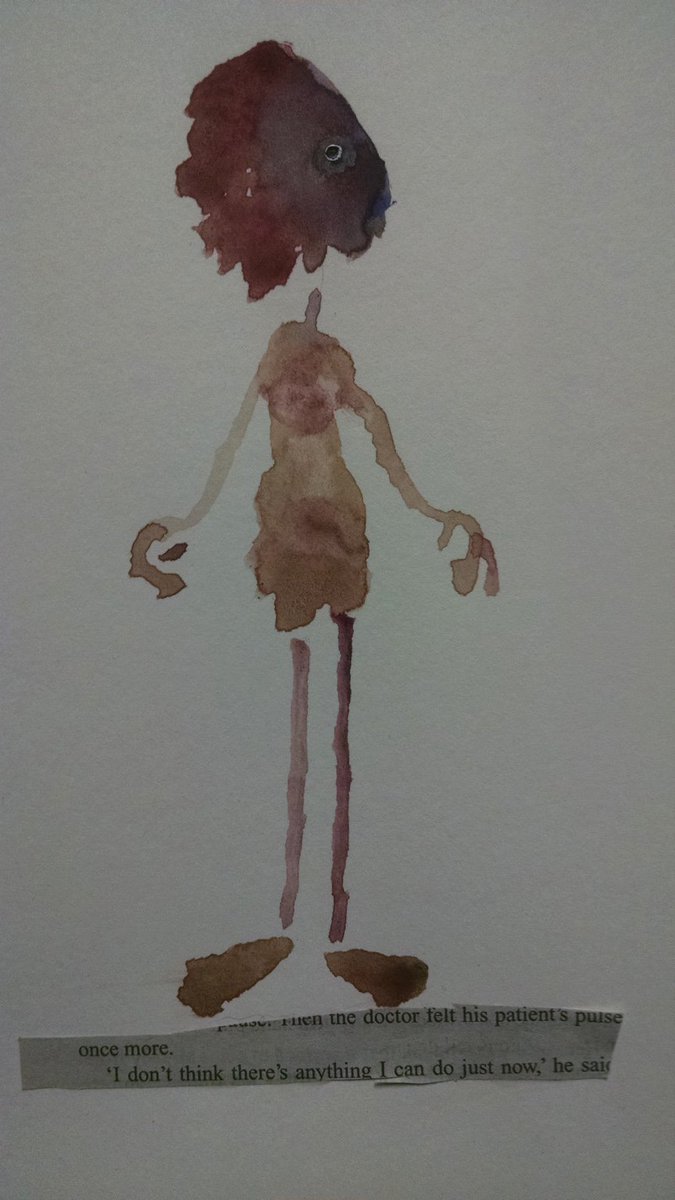 knowartproject's tweet photo. cloud person with lines from Of Human Bondage #cloudpeople https://t.co/xLNfqLbLcL