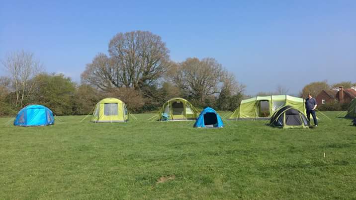 JohnsCrossMotor's tweet photo. Tents galore at our Spring Tent Show #campinglife https://t.co/SMUwcj2eVD