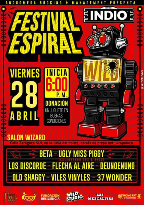 Distopia_Junkie's tweet photo. #DistopíaJunkieApoya a Festival Espiral con:
@Betaoficial @losdiscorde @FlechaAlAire @deunoenunomx @OldShaggyMX @vilesvinyles @37wonder_ https://t.co/5usHKpz8xY