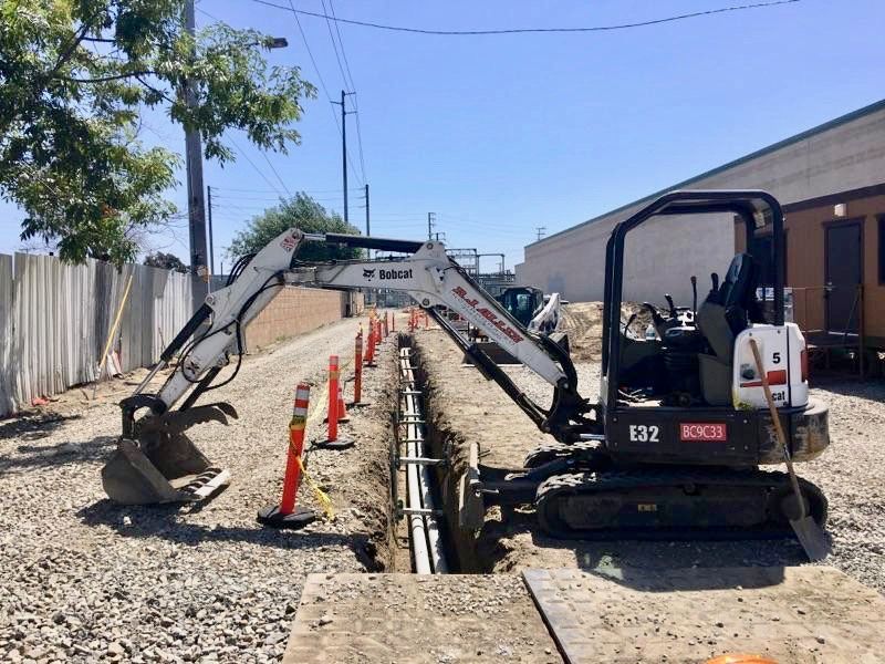 #trenchdigging #jobsite #construction