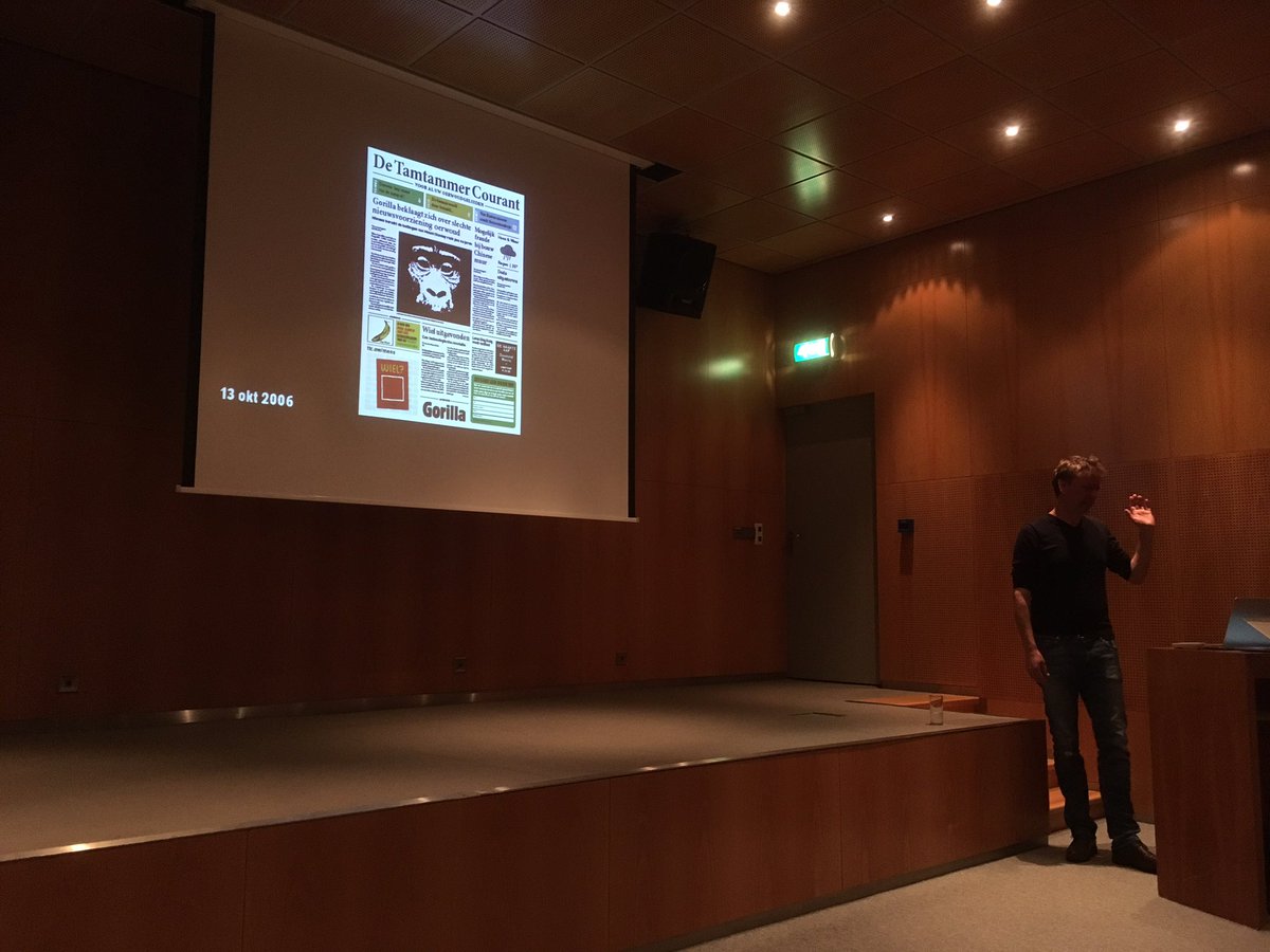 Herman van Bostelen over het slagen en niet slagen van complexe "Gorilla's" #bnoalmere #illustraties #design <a href="/thedailygorilla/">The Daily Gorilla</a>