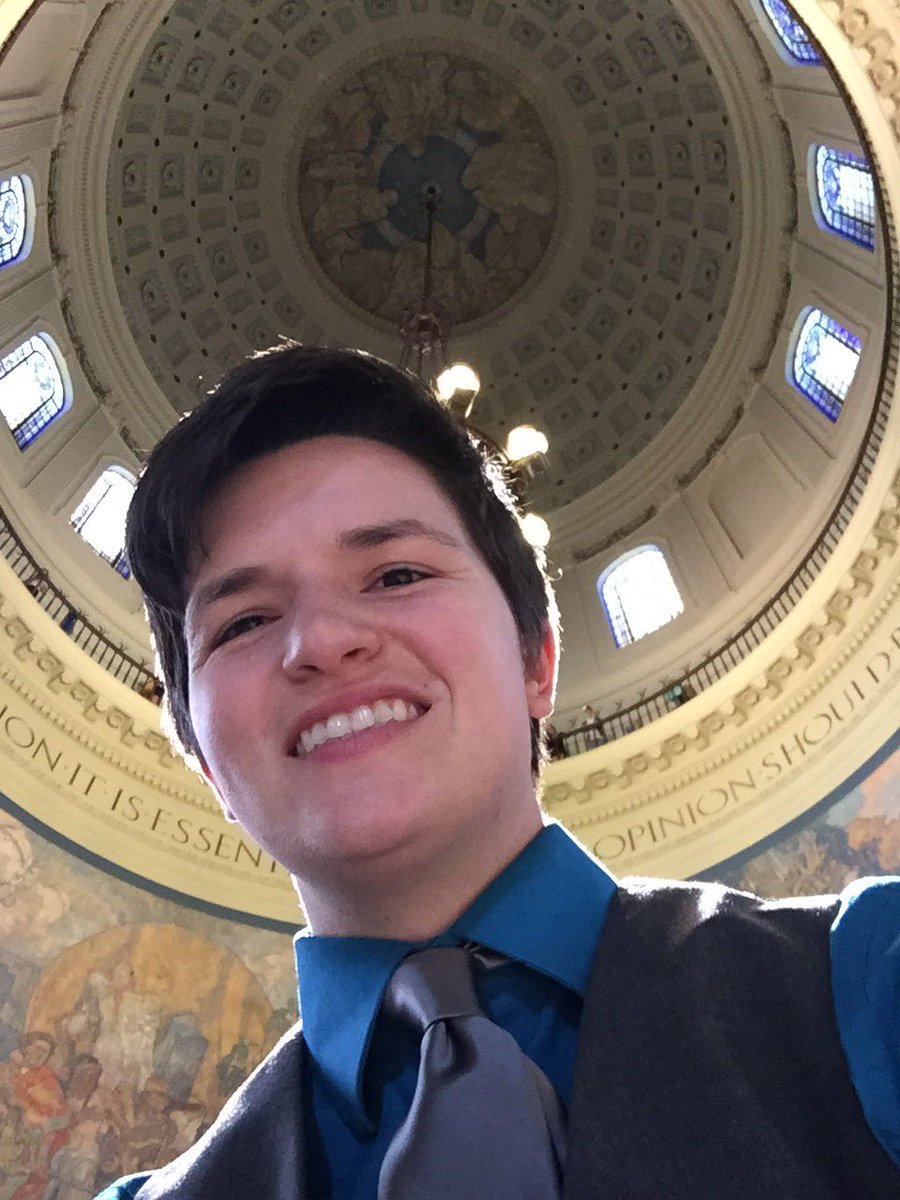 msubearsvso's tweet image. Our President representing the VSO in Jeff City for Day at the Capitol 2017!