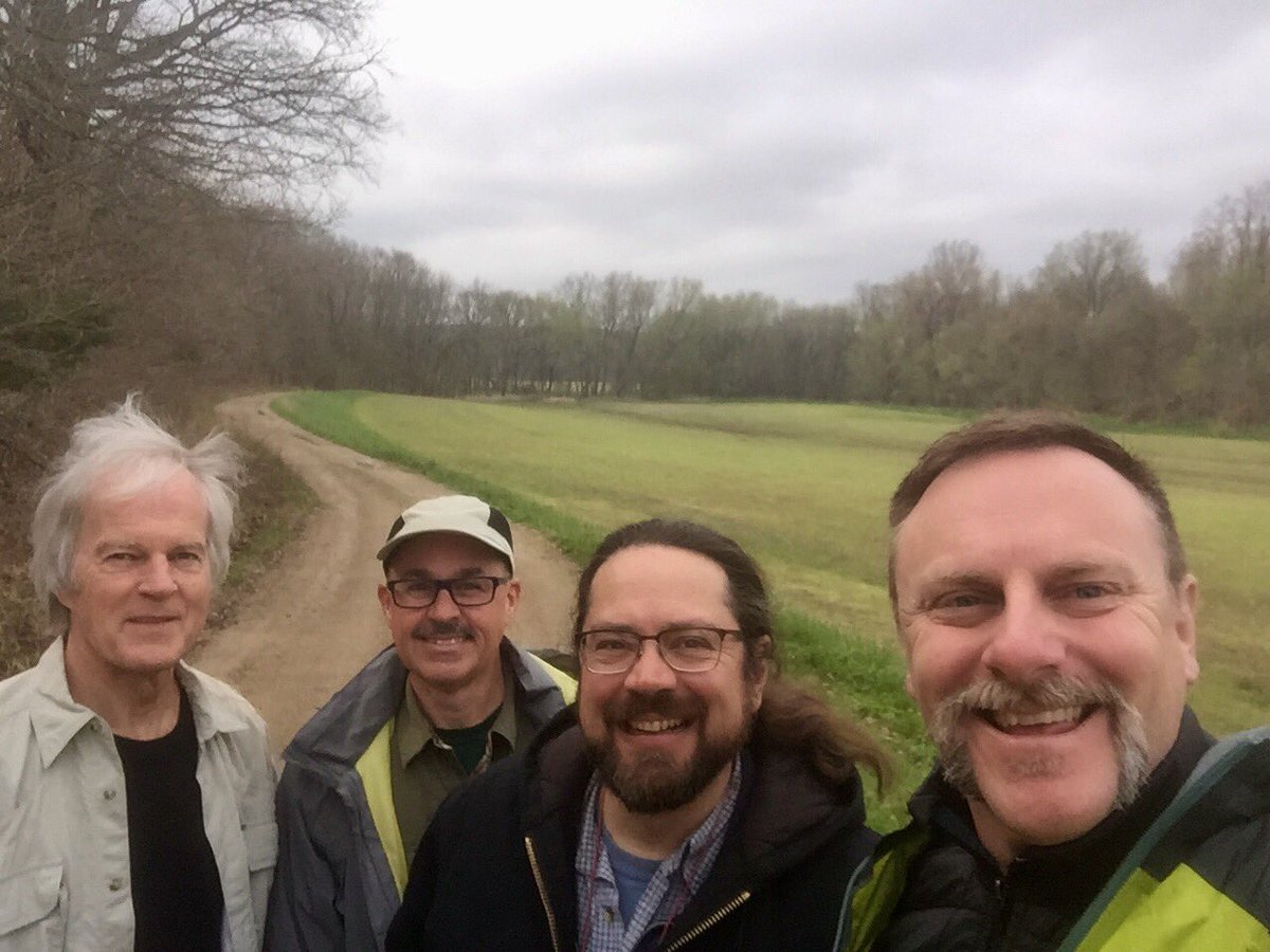 Checking out a new conservation acquisition with Grand Prairie Friends along Embarrass River in Illinois.  Great day aside from the mud!