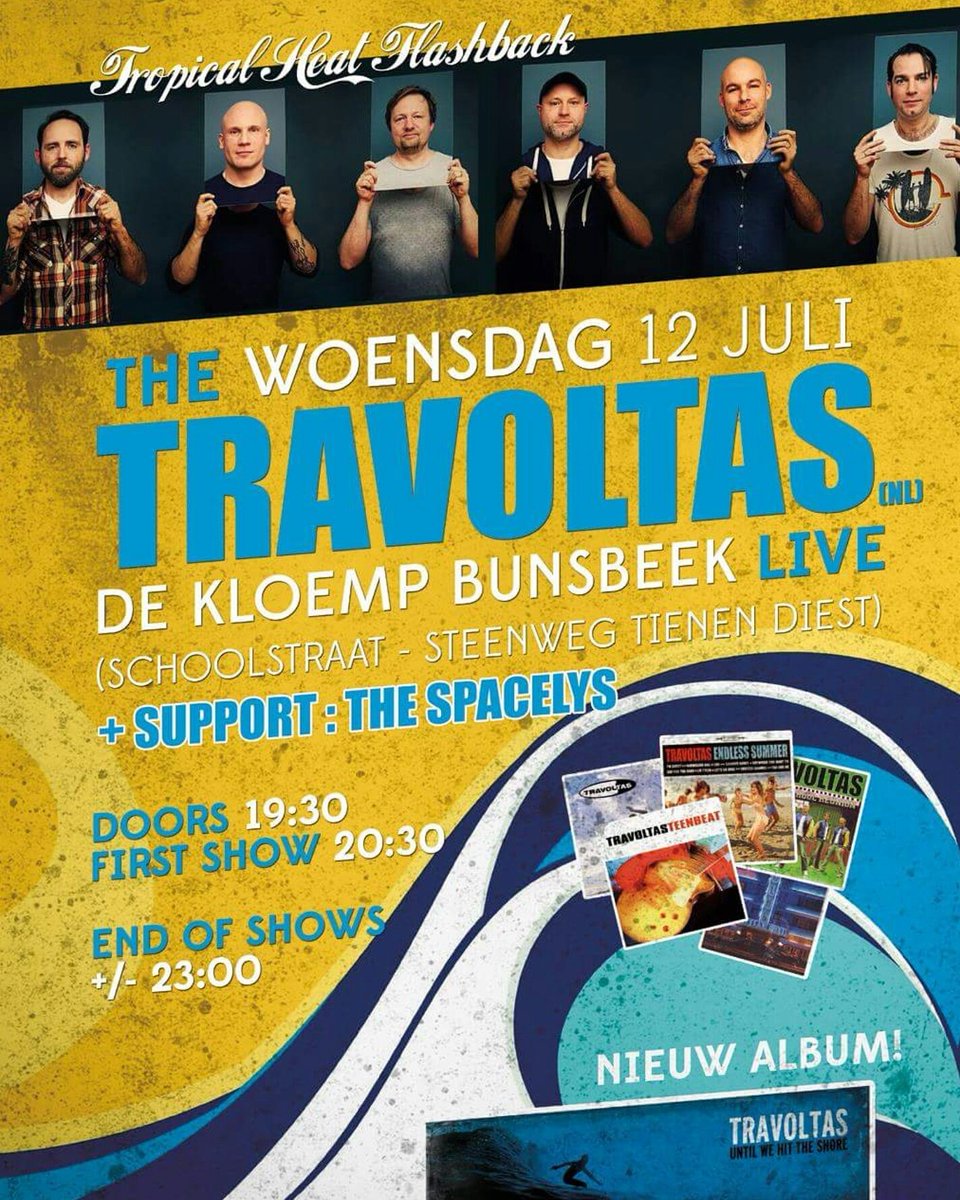 We are returning to Belgium on July 12 at De Kloemp in Bunsbeek, BE! Get your tix now!