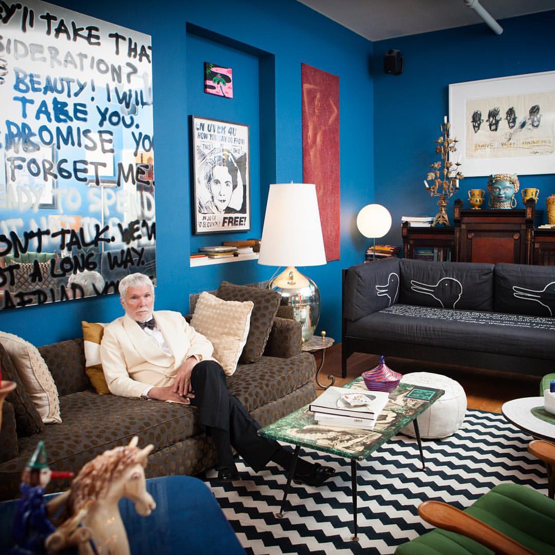 Glenn O'Brien wearing his <a href="/SteedTailors/">Steed Tailors</a> dinner jacket. Photo by <a href="/rcallahanphoto/">Rose Callahan</a>. More great ones her site. bit.ly/2o4m9xP