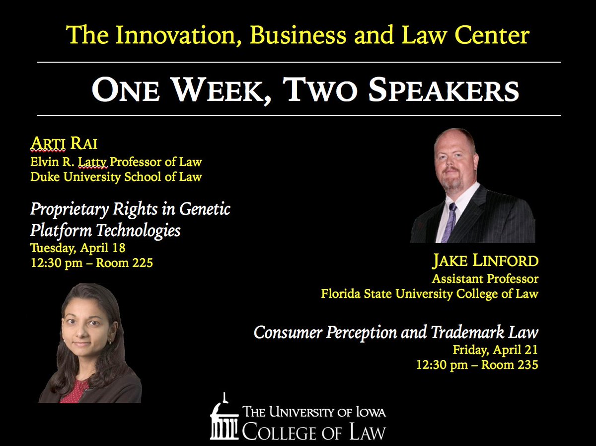 IowaIPLS's tweet image. One Week, Two Speakers! Don't miss out on these events presented by the IBL and IPLS!